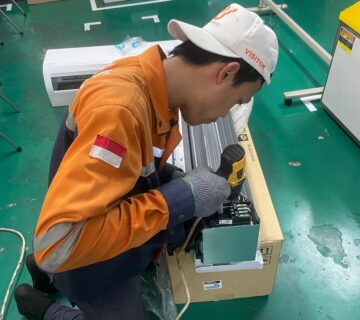 Repair AC di PT Star Cosmos