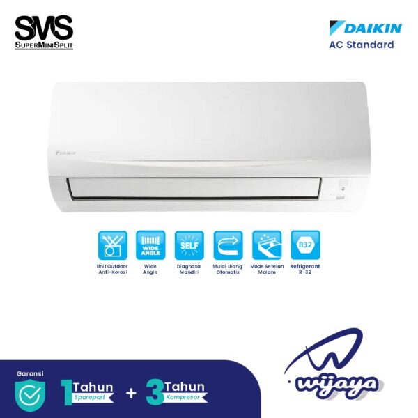 DAIKIN AC Super Mini Split 1/2 PK – FTC15NV14