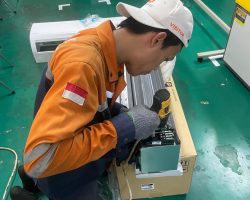 Repair AC di PT Star Cosmos